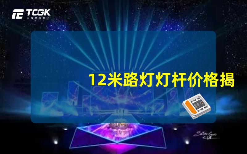 12米路灯灯杆价格揭示市场行情与购买技巧